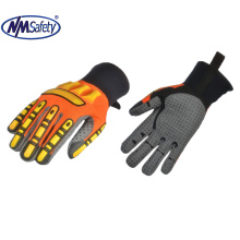 NMSAFETY  anti vibration impact resistance sewing gloves